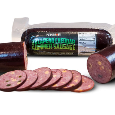 Jalapeno Cheddar Summer Sausage - The Pepper Pantry (Formerly Marie Sharp's)
